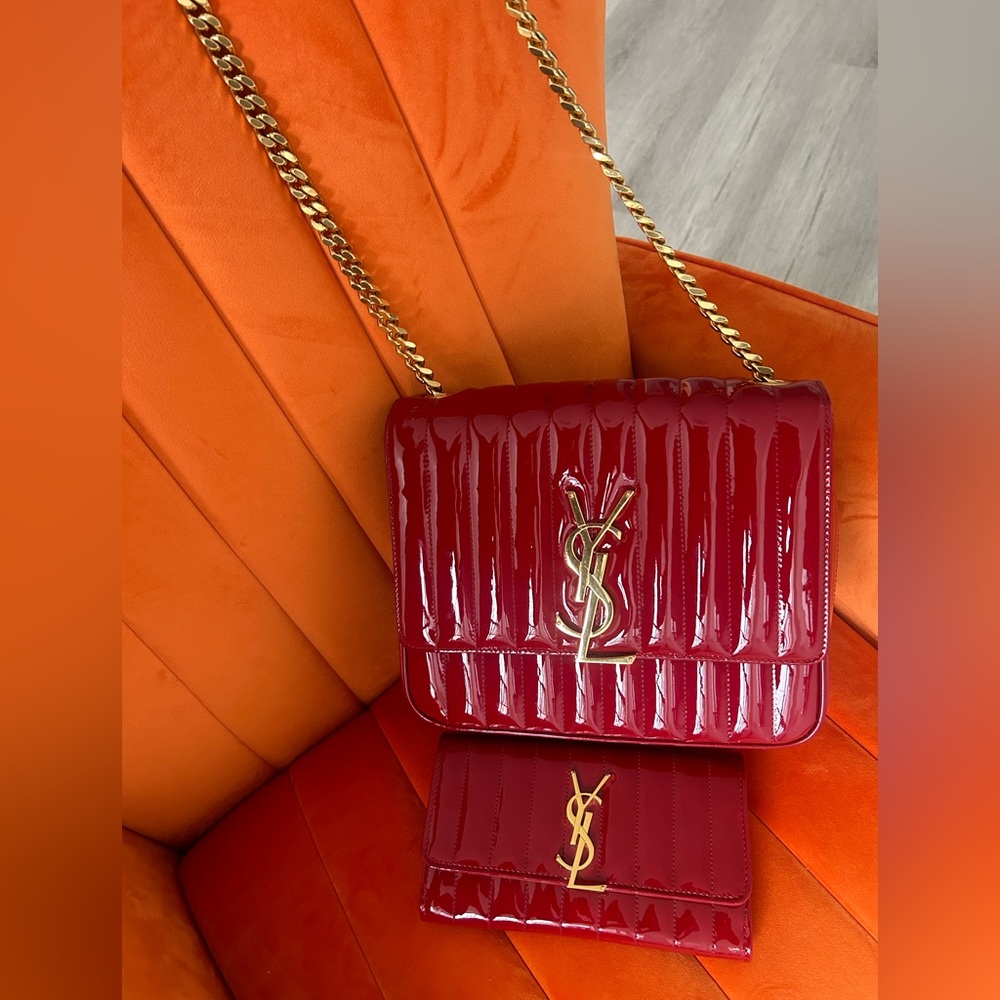 Ysl bag and clutch